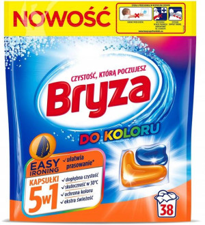 Bryza Easy Ironing Kapsułki do koloru 38szt