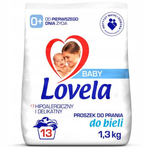 Lovela Proszek Baby 1,3kg/13pr Biel