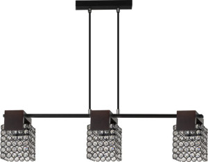 Lampa wiszaca Danilo 3 Czarna Nowoczesna Do Salonu
