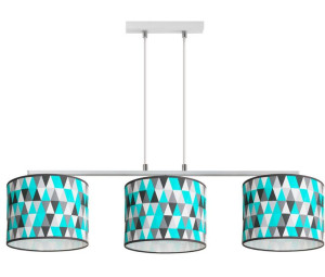 Lampa Wisząca Demeter 3 Wielokolorowy Do Salonu
