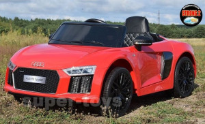 Auto Pojazd na Akumulator NOWE większe Audi R8 Spyder Czerwone