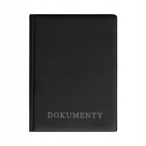 Etui Premium na dowód legitymacje karte Czarny