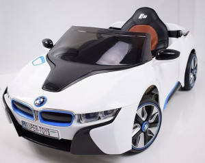 Auto na Akumulator BMW i8 Biały koła EVA + światła LED