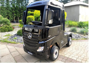 Auto na Akumulator Mercedes Actros Czarny Lakierowany 4x45W + MP4 Full Opcj