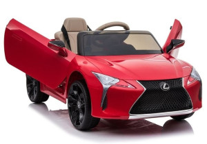 Auto na akumulator LEXUS LC 500 CONVERTIBLE Czerwony Lakierowany