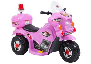 Motor na akumulator z kogutem Różowy