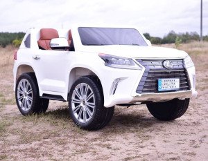 Auto na Akumulator LEXUS RX Elegance Biały 4x4 czarne siedzenia