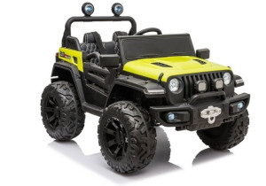 Auto na akumulator Jeep 4x4 Monster Zielony