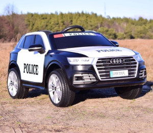 Audi Q5 Policja , Miękkie Koła, Miękkie Siedzenie, Radio Fm, Bluetooth - P