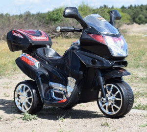 Motorek, Motor Ścigacz Z Kuferkiem / St-c051