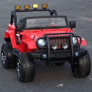 Mega Jeep 4x4 Z Reduktorem Napędu Exclusive, Wolny Start,miękkie Koła, 2x1