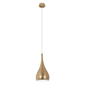 Loftowy ZWIS metalowy VIGO P0437 Maxlight łezka do sypialni złota