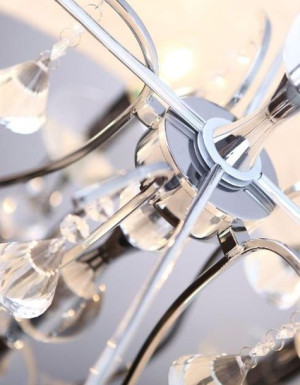 Wisząca LAMPA glamour AMSTERDAM P P0103 Maxlight abażurowa OPRAWA klasyczny