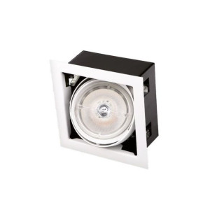 Oczko LAMPA sufitowa MATRIX H0059 Maxlight metalowa OPRAWA ruchoma podtynko