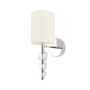 Kinkiet LAMPA ścienna ELEGANCE W0600 Maxlight abażurowa OPRAWA okrągła na w