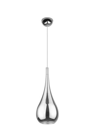 LAMPA wisząca DROP P0230 Maxlight metalowa OPRAWA zwis kropla łezka chrom