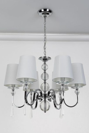 Żyrandol LAMPA wisząca CHARLOTTE P0109 Maxlight abażurowa OPRAWA klasyczna