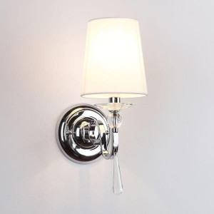 Kinkiet LAMPA ścienna CHARLOTTE W0067 Maxlight abażurowa OPRAWA klasyczna b