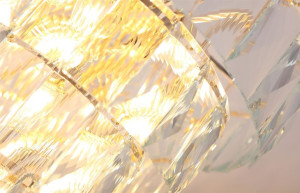 Kryształowa LAMPA wisząca VIVALDI P0269 Maxlight okrągła OPRAWA zwis glamou