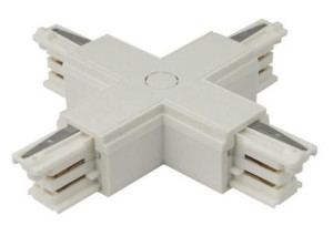 X - ŁĄCZNIK szynoprzewodu "X" Connector MHT1-X-WH Maxlight do 3-fazowej szy