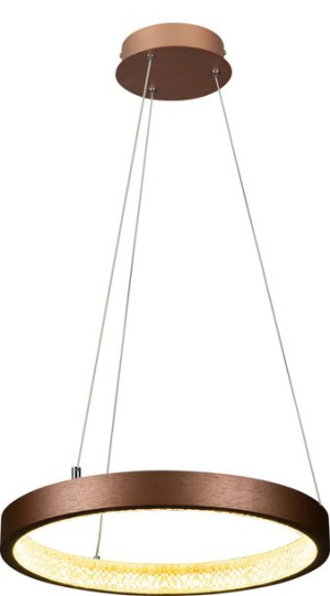 LAMPA wisząca KARO P0382 Maxlight okrągła OPRAWA zwis LED 20W 3000K metalow