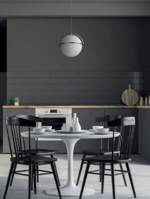 LAMPA wisząca SATURN P0381 Maxlight loftowa OPRAWA szklana kula zwis złoty