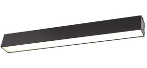 Prostokątna lampa sufitowa LINEAR listwa LED 18W 4000K czarna
