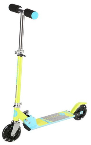 Hulajnoga Nils Extreme HL776 limonkowo-niebieska