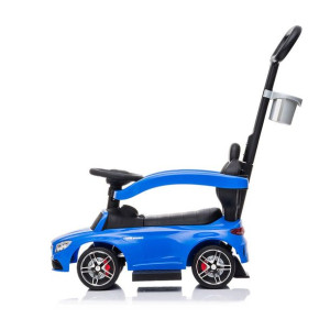 BABY MIX 45776 Pojazd jeżdzik z rączką Mercedes AMG C63 Coupe niebieski