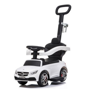 BABY MIX 45778 Pojazd jeździk z rączką Mercedes AMG C63 Coupe biały