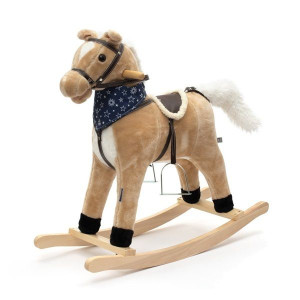BABY MIX 46437 Konik na birgunach z melodią i apaszką Filip