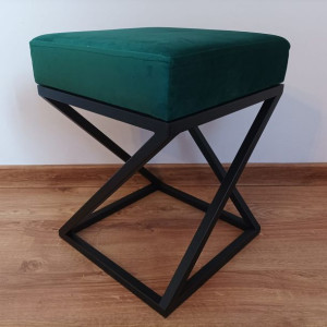 Pufa tapicerowana KOR 2 styl industrialny loft