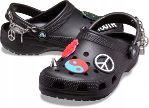 Crocs Klapki Buty Chodaki Classic Clog Peace 43,5