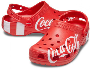 Piankowe Damskie Chodaki Crocs Cola-Cola Clog 38,5