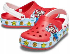 Klapki Chodaki Dziecięce Crocs Super Mario 22,5