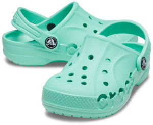 Lekkie Dziecięce Crocs Klapki Sandały Zielony 25,5