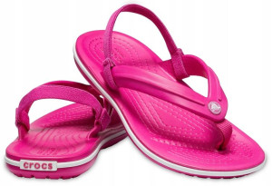 Lekkie Dziewczęce Japonki Klapki Crocband 23,5