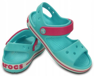 Sandały Dziecięce Lekkie Crocs Rzepy Crocband 22,5