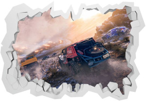 Forza Horizon 5 -2 100x70, naklejka 3D, plakat