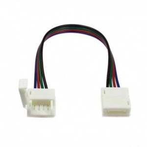 Złączka kątowa z przewodem do taśm LED RGB 10mm