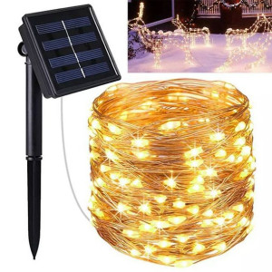 Solarne lampki ogrodowe - micro lampki 12m 100led 2w1