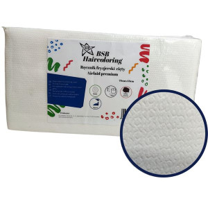 Ręcznik fryzjerski papierowy cięty celuloza Basic Extra 70x40cm 100szt Nowy