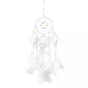 Łapacz snów BOHO dreamcatcher amulet lampka LED