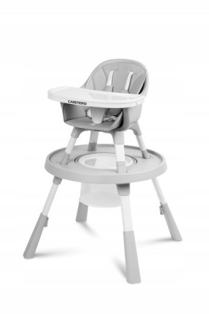 Krzesełko do karmienia 3w1 Caretero Velmo grey