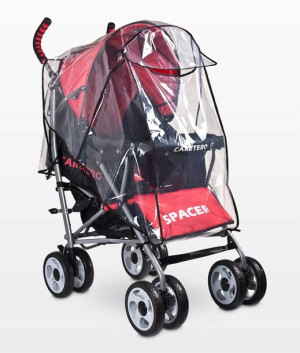 Caretero folia przeciwdeszczowa na wózek spacerowy