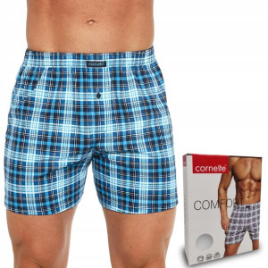 bokserki CORNETTE COMFORT cotton 002/221 krata 4XL
