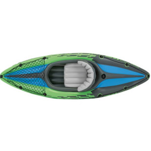 Kajak Challenger K-1 jednoosobowy + wiosła i pompka Intex 68305