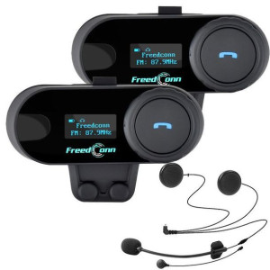 Interkom Motocyklowy Intercom Bluetooth Freedconn T-com Sc V3 Pro 2 Kaski