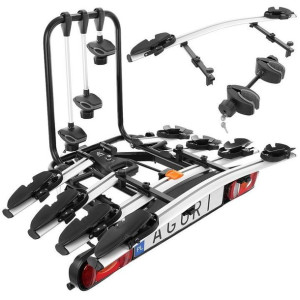 Bagażnik Uchwyt Rowerowy Platforma Na Hak Aguri Active Bike Na 4 Rowery