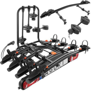 Uchwyt Bagażnik Rowerowy Platforma Na Hak Aguri Active Bike Na 4 Rowery